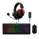 HyperX Bundle - Cloud II Headset + Alloy Core RGB Keyboard + Pulsefire Haste 2 Gaming Mouse
