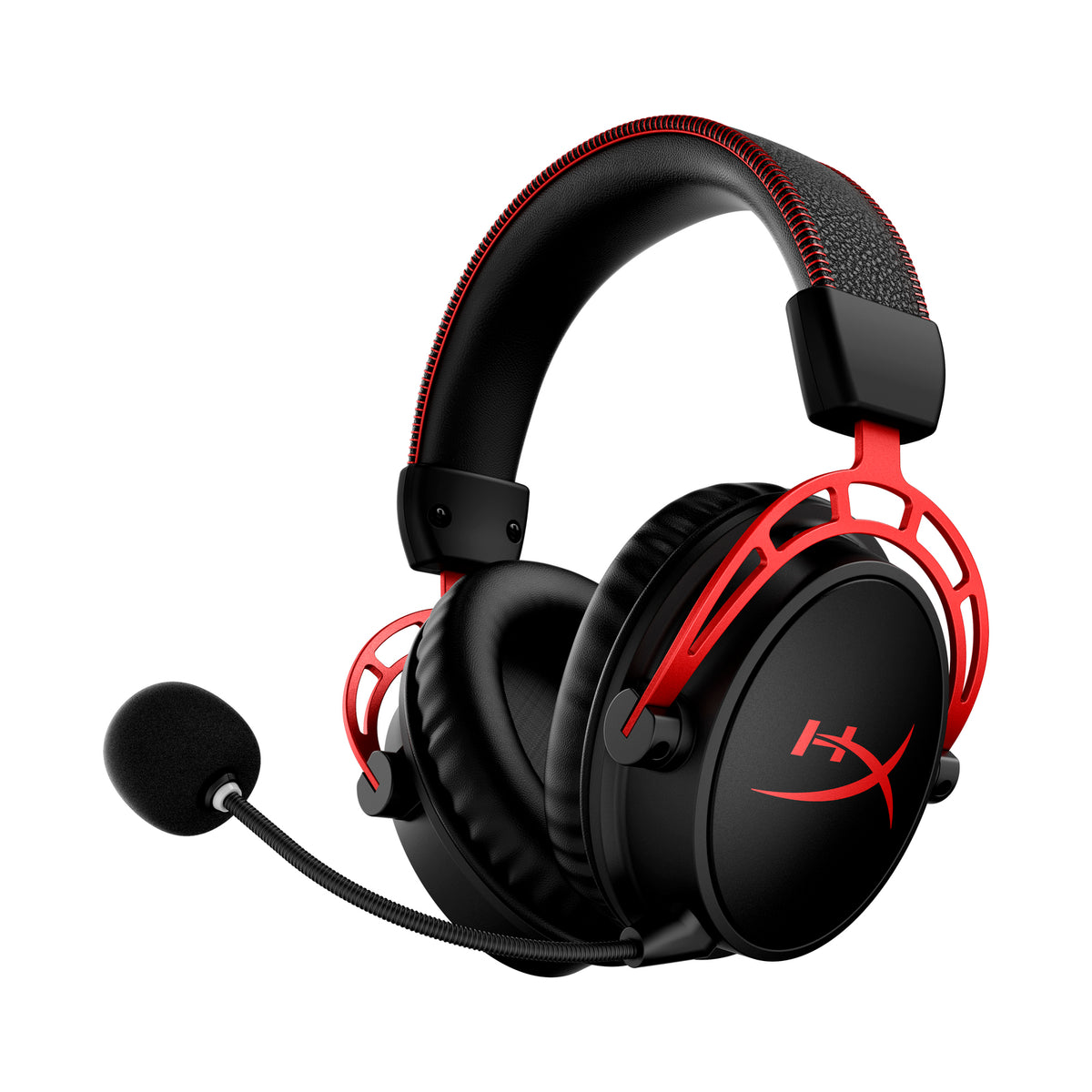 HyperX Cloud Alpha - Wireless Gaming Headset (Black-Red) - 01