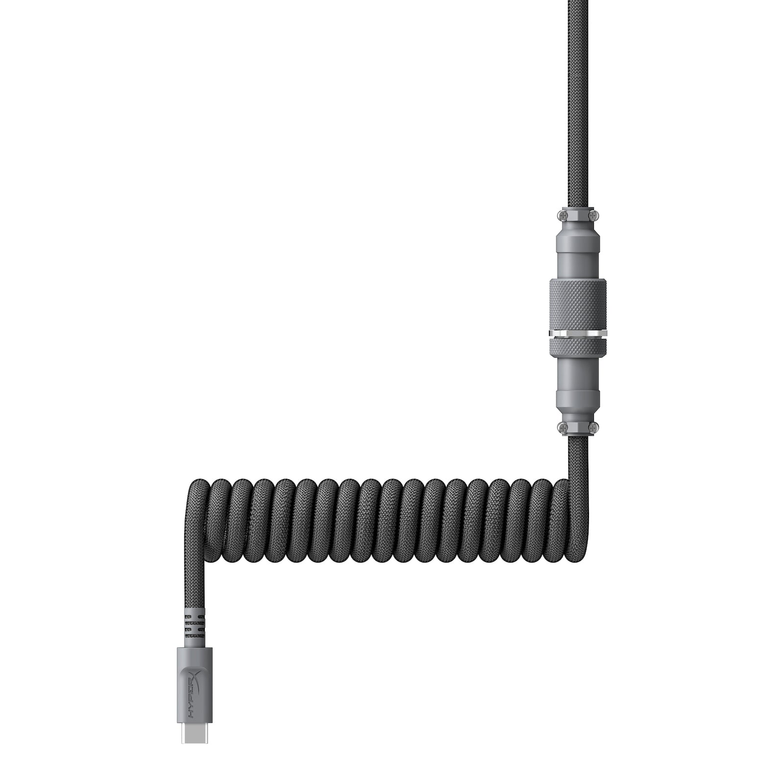 HyperX USB-C Coiled Cable Gray-Black