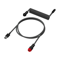 HyperX USB-C Coiled Cable Gray-Black