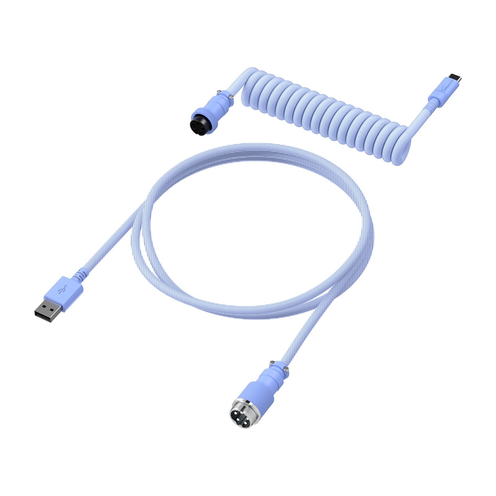 HyperX USB-C Coiled Cable Gray-Black