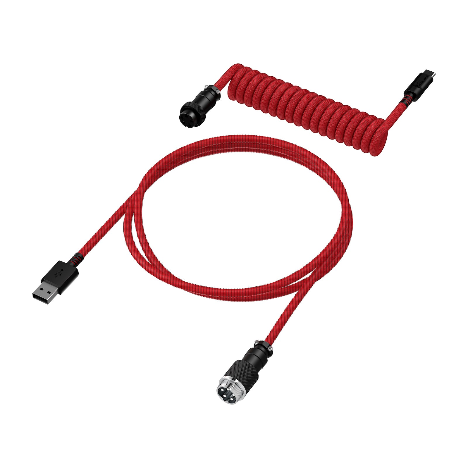 HyperX USB-C Coiled Cable Gray-Black