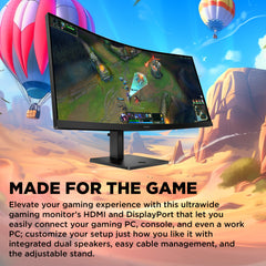 OMEN 34 inch WQHD 180Hz Curved Gaming Monitor - OMEN 34c G2 - 01