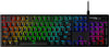 Front view of the HyperX Alloy Origins Gaming Keyboard featuring RGB Lighting