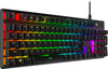 Front right angle view of the HyperX Alloy Origins Gaming Keyboard featuring RGB Lighting