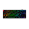HyperX Alloy Origins Core PBT Gaming Keyboard Front View Showing RGB Effects & HyperX designed space bar and escape key