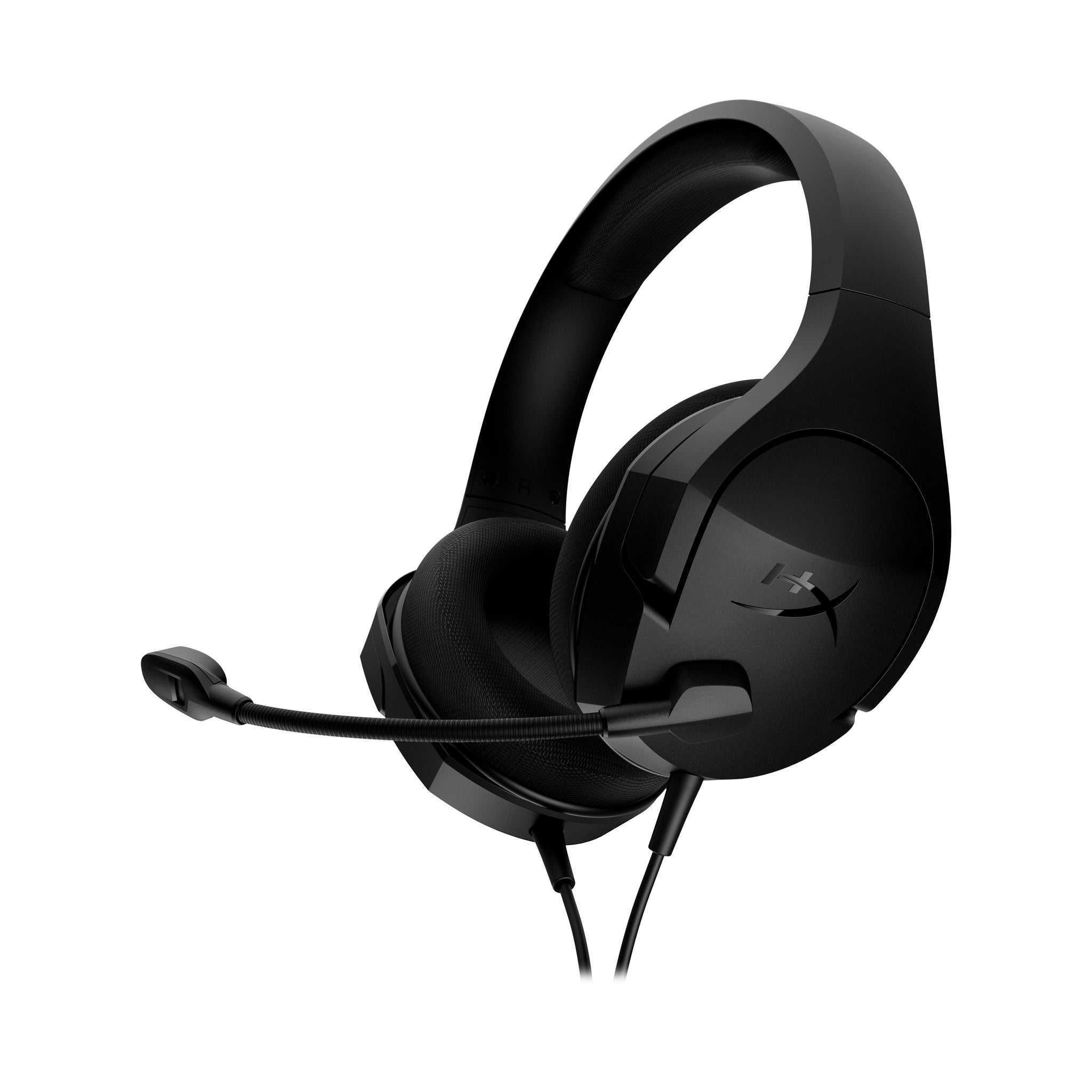 HyperX Cloud Stinger Core Gaming Headset  displaying the front left hand side featuring the swivel to mute mic