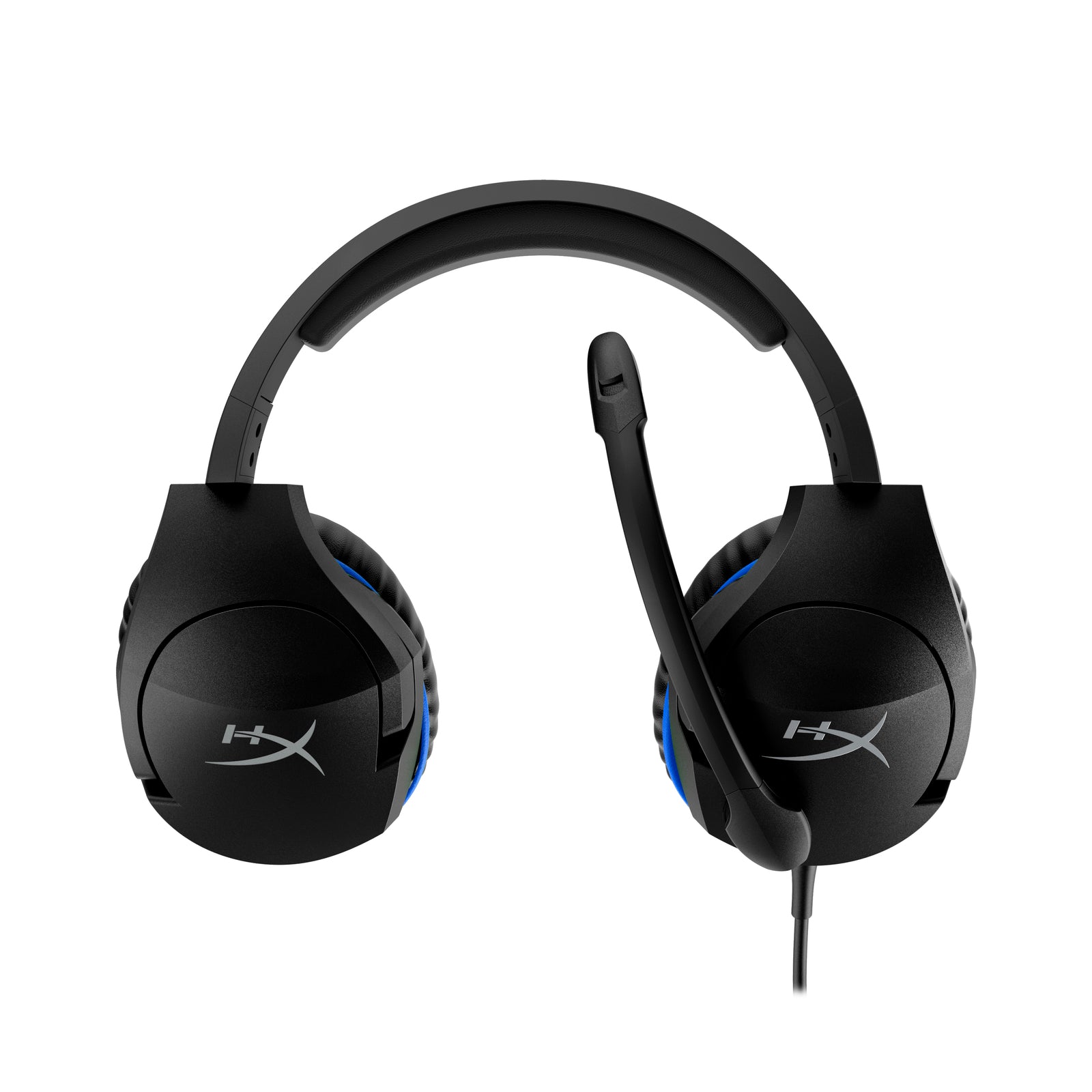 HyperX Cloud Stinger Gaming Headset for PS4/PS5 Front View, front view with the earcups rotated
