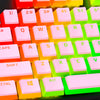 HyperX Pudding Keycaps PBT Pink Closeup