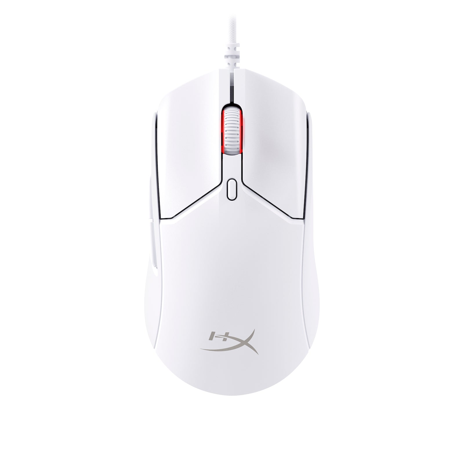HyperX Pulsefire Haste 2 White Gaming Mouse Main View