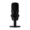 HyperX SoloCast Microphone Black showing the back side view featuring Cardioid polar pattern
