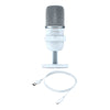 accessories for HyperX Solocast USB microphone in white including cable